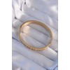 316L Çelik Gold Renk Zirkon Taşlı Tiffany Model Kelepçe - TJ-BB6188
