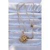 316L Gold Color Sun Necklace - TJ-BKO9275