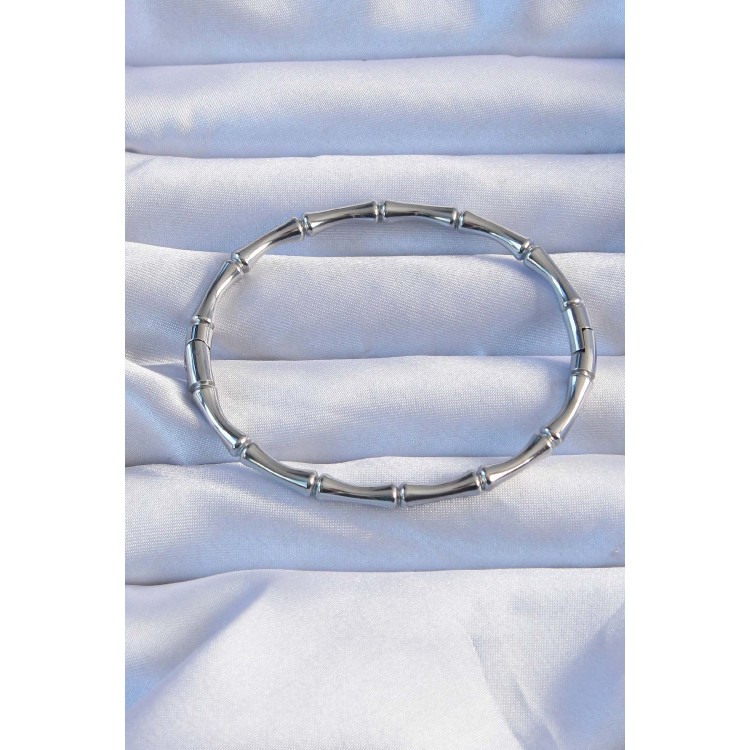 316L Çelik Gümüş Renk Kemik Model Bileklik - TJ-BB6391 316L Çelik Gümüş Renk Kemik Model Bileklik - TJ-BB6391