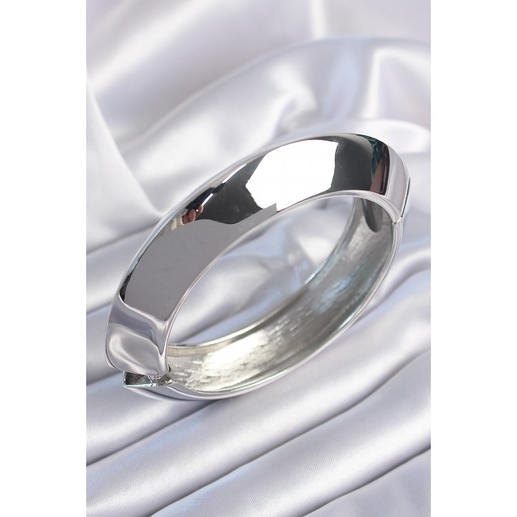 Pirinç Gümüş Renk Kadın Kelepçe - TJ-BB6414 Pirinç Gümüş Renk Kadın Kelepçe - TJ-BB6414