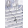 316L Steel Chain Silver Color Pole Star Model Women's Necklace - TJ-BKO9376