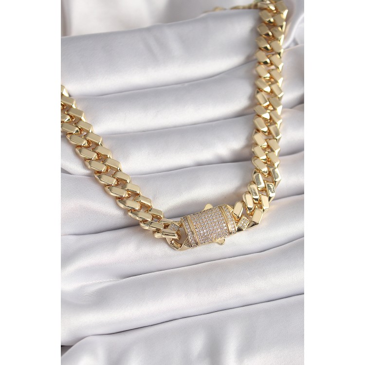 Pirinç Gold Renk VIP Exclusive Seri Gurmet Model Kadın Kolye - TJ-BKO9430 Pirinç Gold Renk VIP Exclusive Seri Gurmet Model Kadın Kolye - TJ-BKO9430
