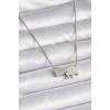 316L Steel Silver Color Elephant Heart Figured Women's Necklace - TJ-BKO9420