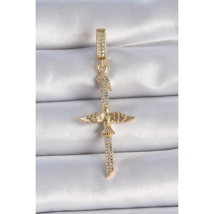 Pirinç Gold Renk Zirkon Taş Detaylı Elif Model Anka Kuşu Figür Ajda Charm - TJ-BC1013 Pirinç Gold Renk Zirkon Taş Detaylı Elif Model Anka Kuşu Figür Ajda Charm - TJ-BC1013