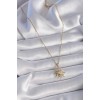 316L Steel Gold Color Chain Sun Figure Women's Necklace - TJ-BKO9432