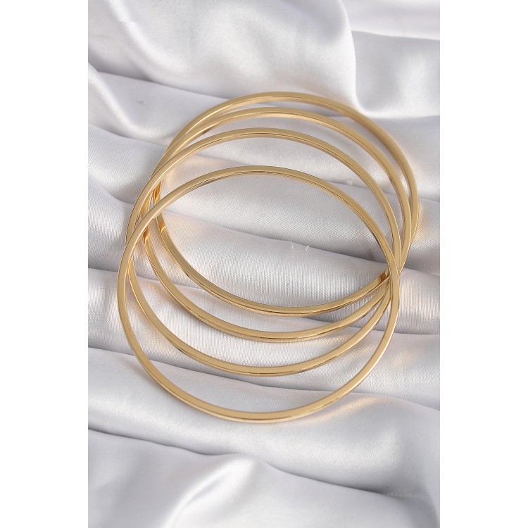 316L Steel Gold Color Ajda Model Women's Bracelet - TJ-BB6482