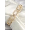 Brass Gold Color Zircon Stone Chain Model Xuping VIP Exclusive Series Bracelet - TJ-BB6512