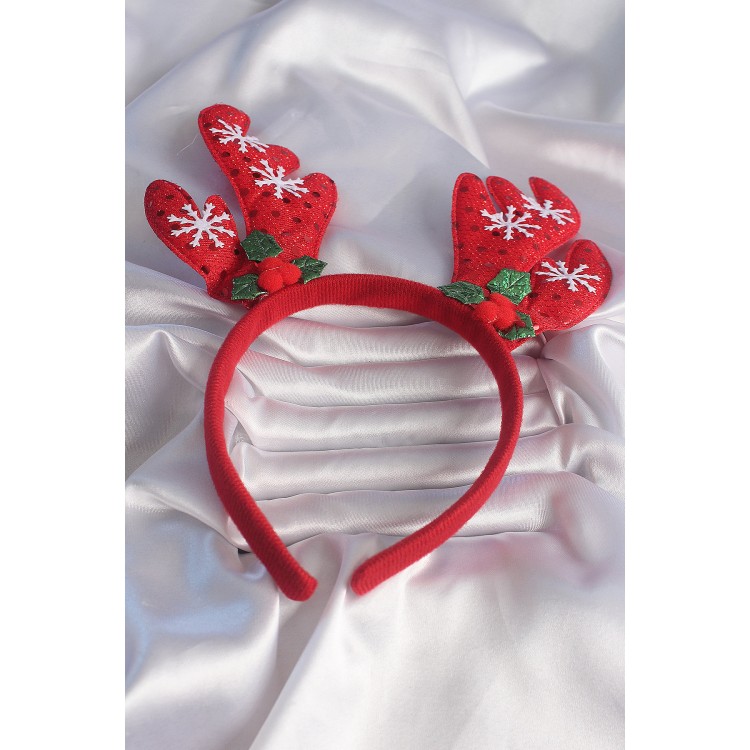 New Year's Snowflake Engraving Detail Reindeer Antler Crown - TJ-SA1002 New Year's Snowflake Engraving Detail Reindeer Antler Crown - TJ-SA1002