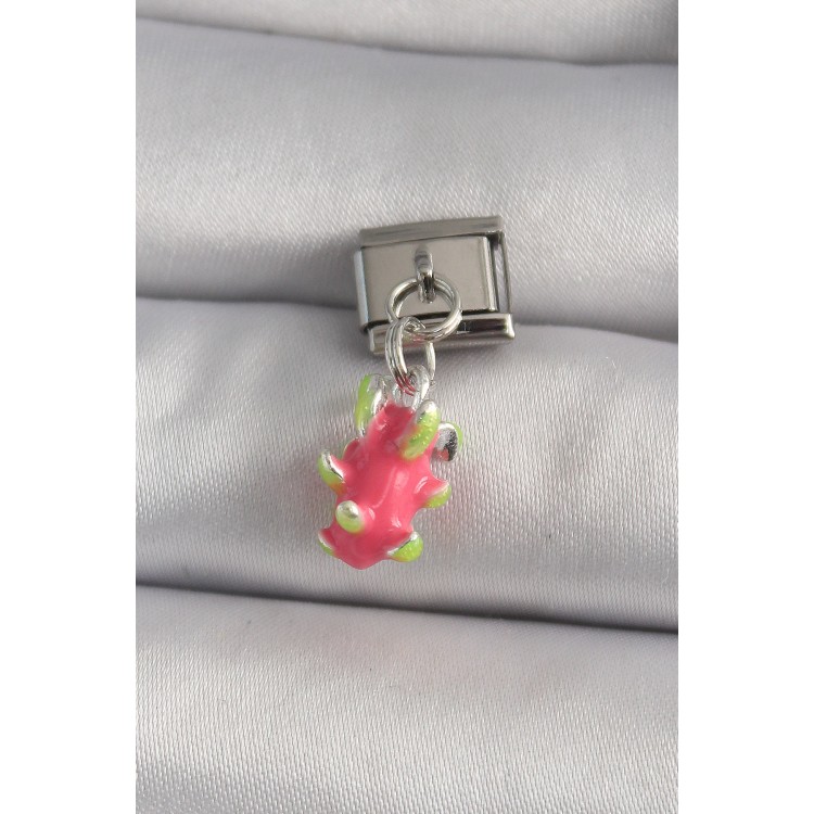 316L Çelik Gümüş Renk Sallantı Ejder Meyvesi Model Nomination Charm - TJ-BC1175 316L Çelik Gümüş Renk Sallantı Ejder Meyvesi Model Nomination Charm - TJ-BC1175