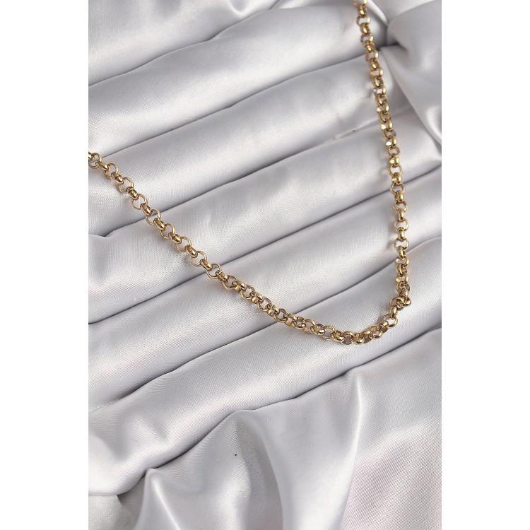 316L Çelik Gold Renk Kadın Kolye - TJ-BKO9665