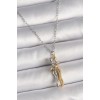 316L Stainless Steel Silver Color Chain Wrap Model Women's Necklace - TJ-BKO9764