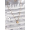 316L Steel Gold Color Chain Heart Figure Women's Necklace - TJ-BKO9782