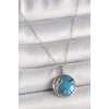 316L Steel Silver Color Chain Openable Globe Model Women's Necklace - TJ-BKO9815