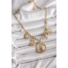 316L Çelik Gold Renk Halka Zincir Sallantı Ay Güneş Figür Kuş Detay Kadın Kolye - TJ-BKO9850 316L Çelik Gold Renk Halka Zincir Sallantı Ay Güneş Figür Kuş Detay Kadın Kolye - TJ-BKO9850