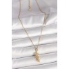 316L Çelik Gold Renk Zincir Sarılma Model Kadın Kolye - TJ-BKO9976 316L Çelik Gold Renk Zincir Sarılma Model Kadın Kolye - TJ-BKO9976