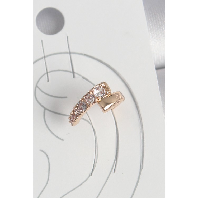 Pirinç Gold Renk Zirkon Taşlı Kadın Kıkırdak Küpe - TJ-BKP10574 Pirinç Gold Renk Zirkon Taşlı Kadın Kıkırdak Küpe - TJ-BKP10574