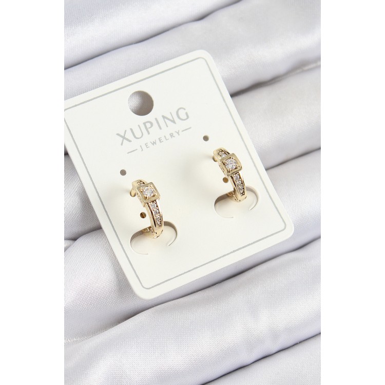 Xuping Zirkon Taşlı Kemer Model Gold Renk Kadın Küpe - TJ-BKP10852 Xuping Zirkon Taşlı Kemer Model Gold Renk Kadın Küpe - TJ-BKP10852