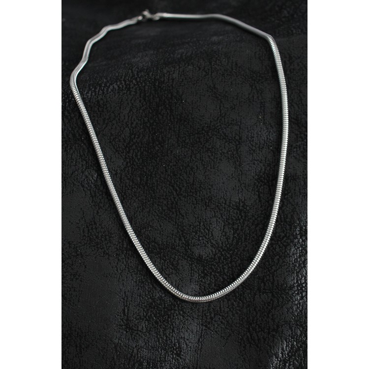 316L Çelik Oval İtalyan Zincir Model Gümüş Renk Erkek Kolye - TJ-ERK1396 316L Çelik Oval İtalyan Zincir Model Gümüş Renk Erkek Kolye - TJ-ERK1396