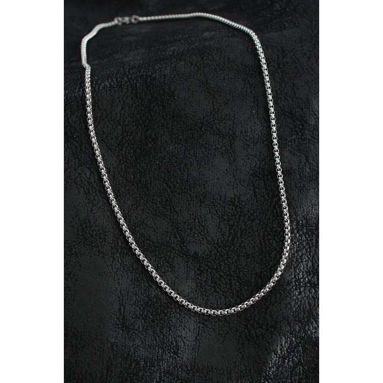 316L Çelik Örme Zincir Model Gümüş Renk Erkek Kolye - TJ-ERK1399 316L Çelik Örme Zincir Model Gümüş Renk Erkek Kolye - TJ-ERK1399