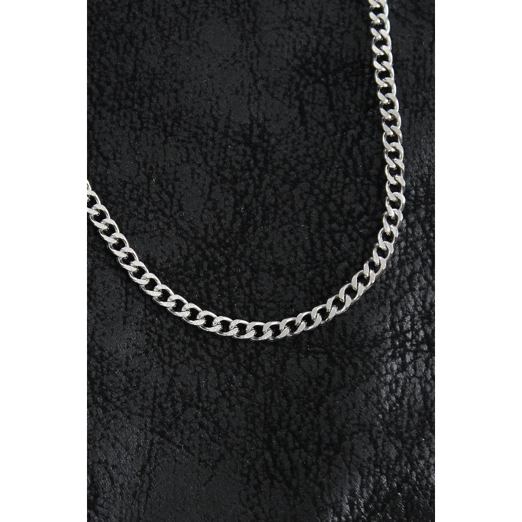 316L Çelik Klasik Zincir Model Gümüş Renk Erkek Kolye - TJ-ERK1403