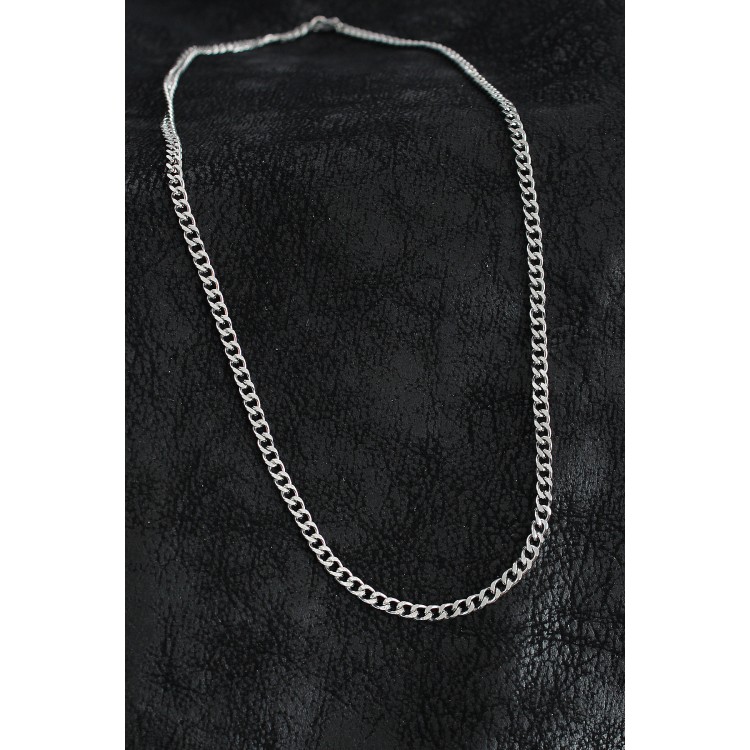 316L Çelik Klasik Zincir Model Gümüş Renk Erkek Kolye - TJ-ERK1403 316L Çelik Klasik Zincir Model Gümüş Renk Erkek Kolye - TJ-ERK1403