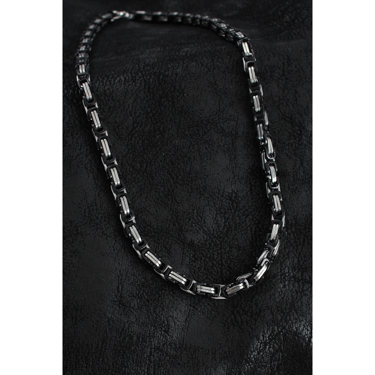 316L Çelik Kral Zincir Model Gümüş Renk Erkek Kolye - TJ-ERK1405 316L Çelik Kral Zincir Model Gümüş Renk Erkek Kolye - TJ-ERK1405