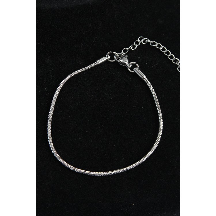 316L Çelik Oval İtalyan Model Gümüş Renk Erkek Bileklik - TJ-EB3739 316L Çelik Oval İtalyan Model Gümüş Renk Erkek Bileklik - TJ-EB3739