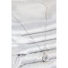 Zircon Stone Waterway Nazar Model Silver-Colored Women's Necklace - TJ-BKO10429