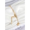 316L Steel Gold Color Clover Women's Bracelet - TJ-BB7675