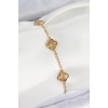 316L Steel Gold Color Clover Women's Bracelet - TJ-BB7675