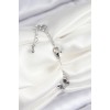 VIP Rice Clover Model Silver Color Women's Bracelet - TJ-BB7782