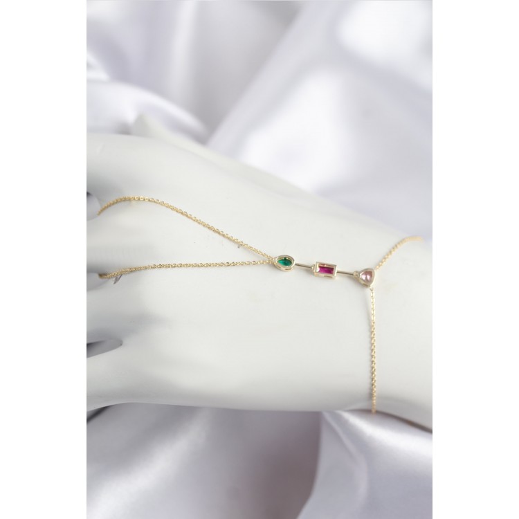 Gold-Colored Zircon Stone Model with Pearl Color - TJ-SN723 Gold-Colored Zircon Stone Model with Pearl Color - TJ-SN723