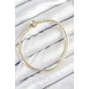 Gold-Colored Women's Bracelet with Rice Charm Topcuk Design - TJ-BB7807