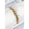 316L Stainless Steel Chain Model Gold Color Women's Bracelet - TJ-BB7830