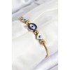 316L Steel Eye Charm Model Gold Color Women's Bracelet - TJ-BB7843