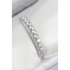 Rice Zircon Stone Waterway Model Silver Color Women's Bracelet - TJ-BB7858