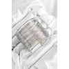 Silver-Colored Women's Wristband with Rice-Shaped Wire Winding Design - TJ-BB7896