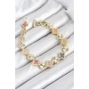 Brass VIP Series Clover Zircon Stone Women's Bracelet - TJ-BB7910