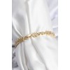 Pirinç VIP Seri Gold Renk Oval Sıralı Kadın Bileklik - TJ-BB7926
