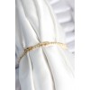 Brass Gold Zircon Stone Heart Model Women's Bracelet - TJ-BB7967