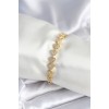 Brass Gold Heart Model Women's Bracelet - TJ-BB7982