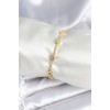 Brass Gold Halley Star Model Women's Bracelet - TJ-BB7984