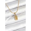 316L Steel Gold Color Mini Gold Bullion Model Necklace - TJ-BKO10603