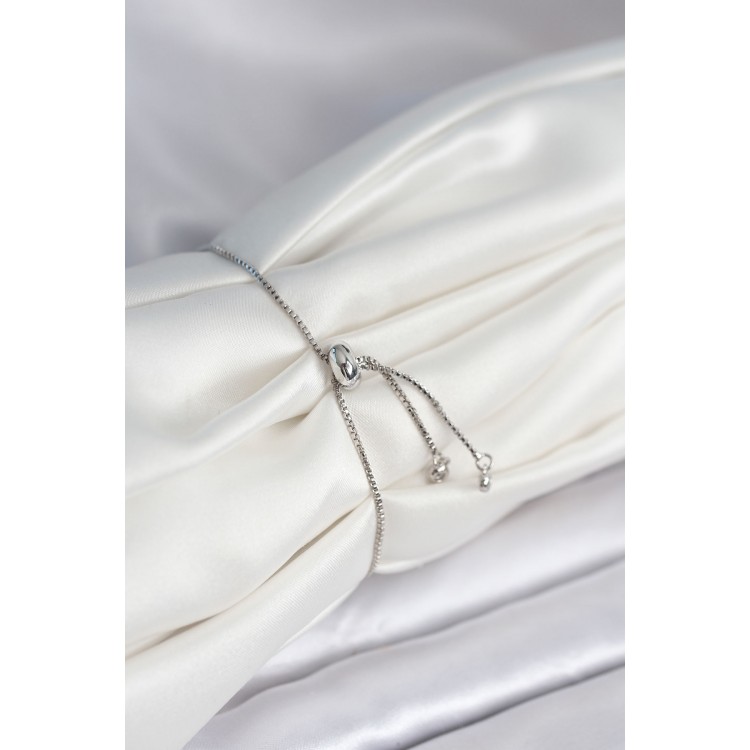 Star Model Silver Women's Bracelet with Elevator - TJ-BB8014