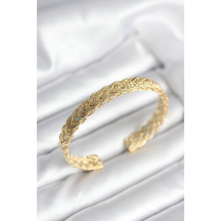 Crush Chain Model Gold Color Women Bracelet - TJ-BB8018