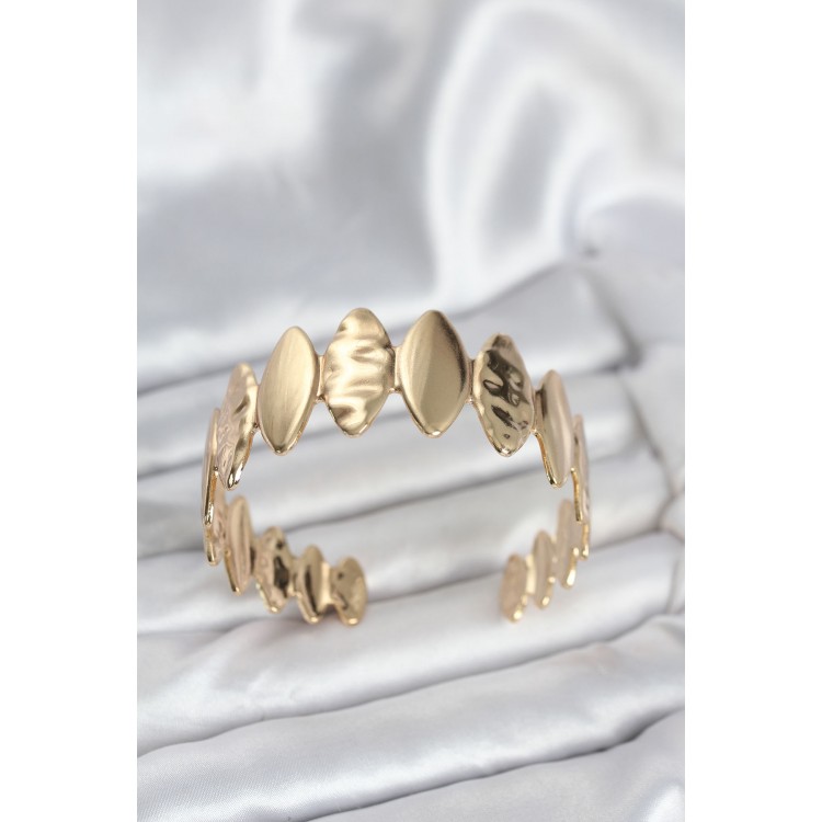 Gold-Colored Rice-Shaped Women's Bracelet - TJ-BB8056