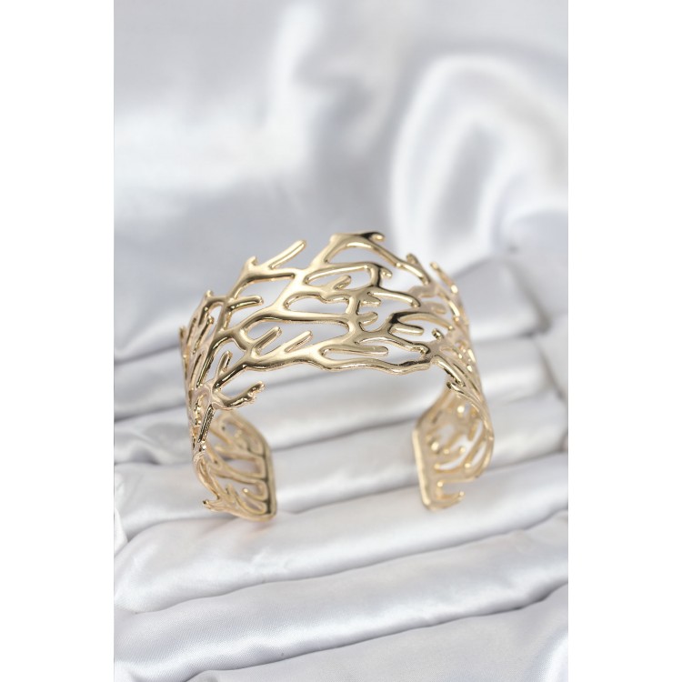 Gold-Colored Vintage Style Women's Bracelet - TJ-BB8064 Gold-Colored Vintage Style Women's Bracelet - TJ-BB8064