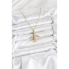 316L Stainless Steel Chain Gold Color Airplane Model Women's Necklace - TJ-BKO10615