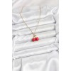 316L Stainless Steel Chain Gold Color Cherry Model Women's Necklace - TJ-BKO10623