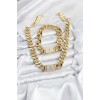 Xuping Gourmet Gold Color Necklace and Bracelet Set - TJ-BKO10629